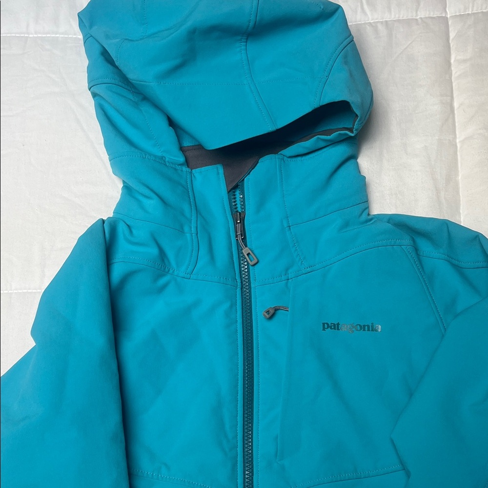 Patagonia Teal Hooded Jacket